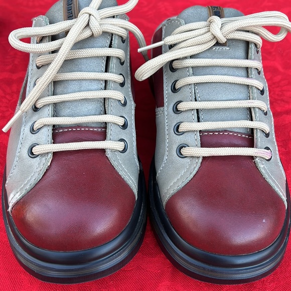 🏴 Dr. Martens MIE Vintage 90’s Two Tone Mules / Bowling Shoes UK 5 - Picture 12 of 17